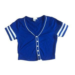 Blue and white top Size Largas